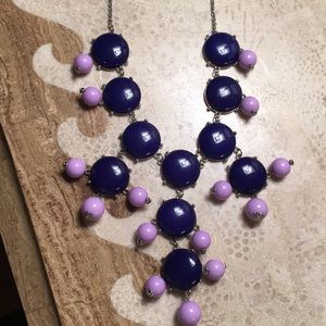 purple bubble necklace